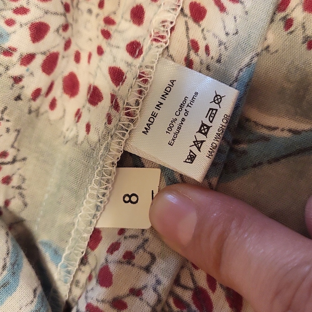 Modern Soul Floral Mini Skirt - Gray and Pink - Picture 7 of 8